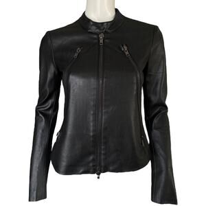 Bailey 44 Faux Leather Jacket Size Small